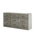 thumbnail image 3 of Vabches Dresser for Bedroom 9 Drawer Wide Dresser with Charging Station,Grey, 3 of 9