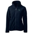 thumbnail image 2 of Women's Cutter & Buck Navy Seattle Mariners Cascade Eco Sherpa Fleece Full-Zip Jacket, 2 of 3