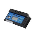 thumbnail image 2 of Matsuzay Regulador de panel solar Controlador de carga de Pantalla LCD Gestión de carga PWM de 4 etapas completa Electrodomésticos Azul 30A Matsuzay HA5851-03B, 2 of 6