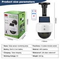 thumbnail image 5 of Solar Dummy Fake Camera Security Outdoor,DFITO Solar Powered Simulated Surveillance Cameras with Flashing Red LED Light/CCTV Sticker, 5 of 9