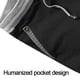 thumbnail image 5 of Pantalones cortos para hombre, pantalones cortos de vestir para hombre, pantalones cortos casuales de corte clásico con cordón, pantalones cortos de playa de verano con cintura elástica y, 5 of 5