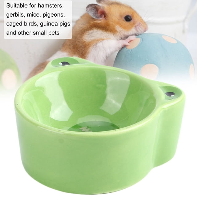 Práctico Cuenco Para Mascotas Con Forma De Animal De Dibujos Animados, Cuenco De Comida Para Mascotas, Fácil De Limpiar Para Hámsteres Y Jerbos