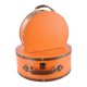thumbnail image 3 of Estuche Organizador de Cosméticos Strade Fareast Limited 2 Piezas Cuero PU Naranja, 3 of 8