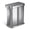 Brushed Plastic Lid, variant on simplehuman Kitchen Recycling Trash Can, 58 Liter / 15.3 Gallon Stainless Steel Dual Compartment Garbage Bin with Soft Close Plastic Lid, Silver
