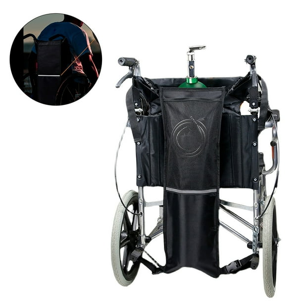 Universal Adjustable Oxygen Cylinder Holder with Reflection Strip Oxford Cloth Oxygen Cylinder