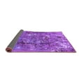 thumbnail image 2 of Ahgly Company Indoor Square Oriental Purple Industrial Area Rugs, 4' Square, 2 of 4
