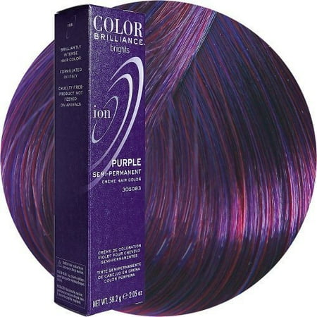 Ion Color Brilliance Brights Semi Permanent Hair Color Purple