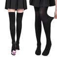 thumbnail image 4 of Calcetines hasta el muslo SUPTEC Cat Paw para niñas y mujeres, Navidad, 4 of 6