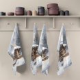 thumbnail image 6 of BZSMCE Kitchen Towels Creative Wooden Cabin Painting Pattern Durable Kitchen Towel, 6 of 7