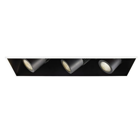 

Wac Lighting Mt-4Ld316tl Precision Multiples 4 3 Light Adjustable Square Invisible Trim -