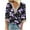 Black Plus Size Blouse for Women_q, variant on CYMMPU Loose Fit Lace V Neck Floral Pattern 3/4 Sleeve Tunic Tops Boho Blouses for Women Dressy Casual Spring Tops Fall Trendy Shirts Business Elegant Work Tops T-Shirts Black M