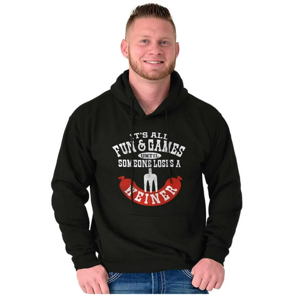 It's All Fun & Games Hoodie Sweatshirt Women Men Brisco Brands S