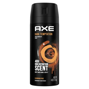 AXE Body Spray Deodorant Dark Temptation, 4.0 oz