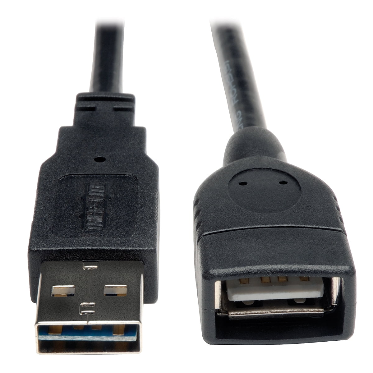 Tripp Lite 10ft Universal Reversible USB 2.0 Hi-Speed Extension Cable