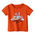 thumbnail image 2 of ibuvkizy Easter Tops for Teen Girls!Children's Casual Loose T-shirt Short Sleeved Round Neck Comfortable Top for Adults, 2 of 3