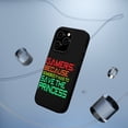 thumbnail image 5 of DistinctInk MagSafe Tough Case for Apple iPhone 13 Pro (6.1" Screen) - Gamers; Because Somebody Has to Save Princess - Tempered Glass Back, 5 of 6