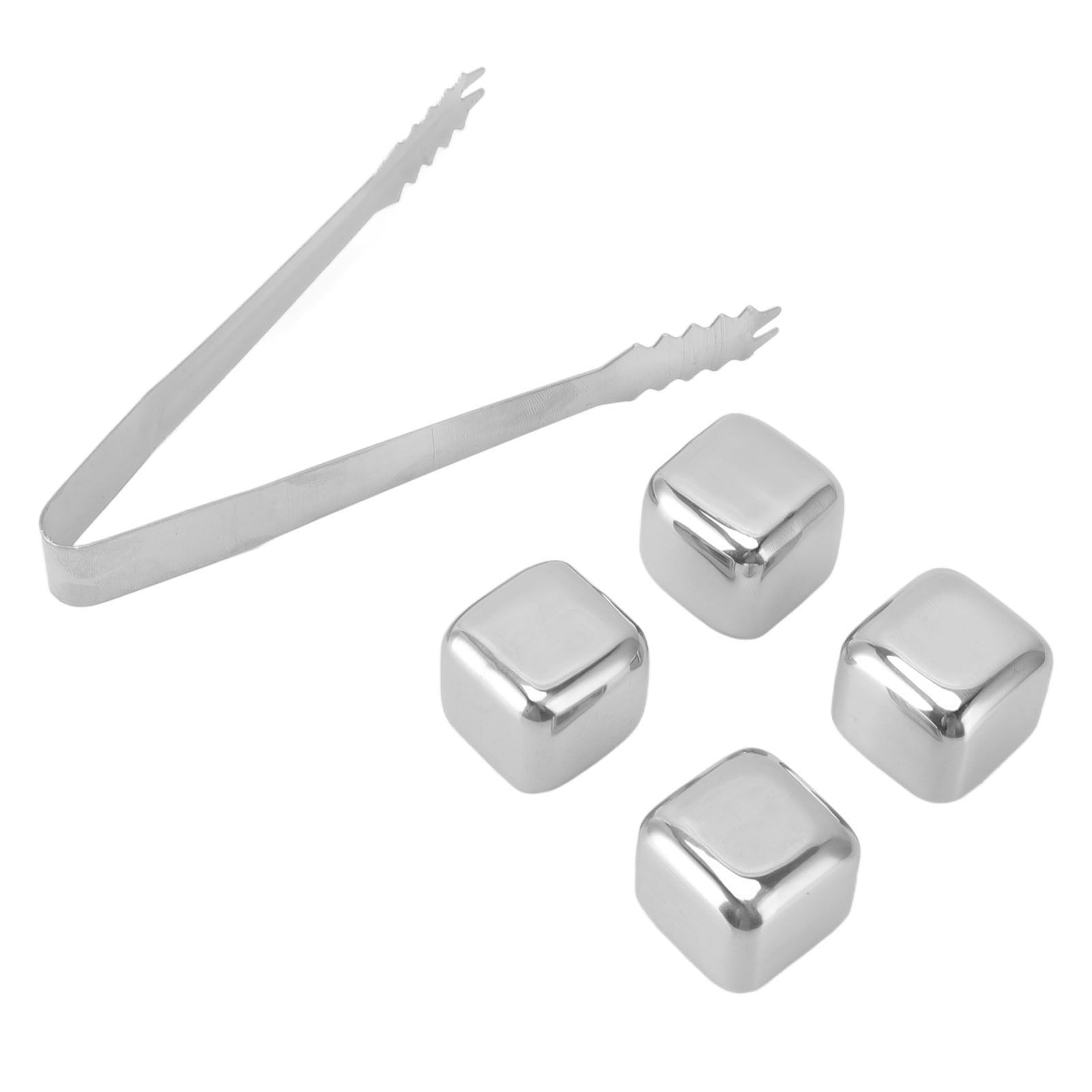 Stainless Steel Ice Cubes, Beverage Chilling Stones No Melting Cooling