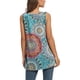 thumbnail image 3 of Jumpingount Chaleco de mujer Camiseta sin mangas bohemia con cuello en V Camiseta informal con cuello en V Prendas para la parte del cuerpo orquidea sol XL Jumpingount AP003124-04, 3 of 6