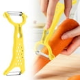 thumbnail image 2 of Double Vegetable Grater Stainless Steel Peeler Efficient Fruit Cutter With Ergonomic Handle Design, 2 of 3