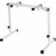 thumbnail image 3 of K&M Konig & Meyer 18820.019.76 Omega Pro Support de Clavier Style Table / Hauteur Réglable/bras de Support / Pieds Pliables Compacts pour Voyage / Compatible avec Accessoires K&M 2e/3e Niveau / Fabriqué en Allemagne / Blanc, 3 of 4