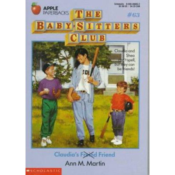 Pre-Owned Claudia's Friend (The Baby-Sitters Club, No. 63) (Paperback) 0590456652 9780590456654