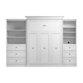 thumbnail image 5 of Bestar Versatile Engineered Wood Queen Murphy Bed and Organizers in White, 5 of 12