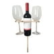 thumbnail image 1 of Vino Al Aire Libre Mesa De Pícnic De Madera Portátil Mesa De Estante De Copa De Vino Para Viajes Al Aire Libre Fiesta En El Jardín Kearding OD013158-00, 1 of 6