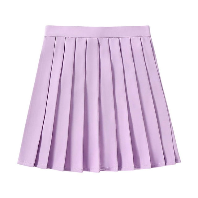 Trendy Pleated Skirt for Women – Versatile A-Line Mini Skirt for Everyday Study Parties and Events