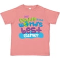thumbnail image 3 of Inktastic World’s Best Gamer Daddy Boys or Girls Toddler T-Shirt, 3 of 5