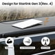 thumbnail image 2 of Soporte de movilidad STARGEAR para Starlink Gen 3, semipermanente para Starlink Mount Gen 3, soportes planos antirrobo estándar V3 para vehículos recreativos, barcos, camiones, aleación de aluminio, 2 of 7