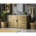 thumbnail image 3 of Elegant Kitchen and Bath Alden 54 inch Single Bathroom Vanity in Honey Brown, 3 of 10