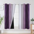 thumbnail image 1 of Cortinas Estelar Textiler Blackout Morado Gris 107x160 cm 2 uds, 1 of 9