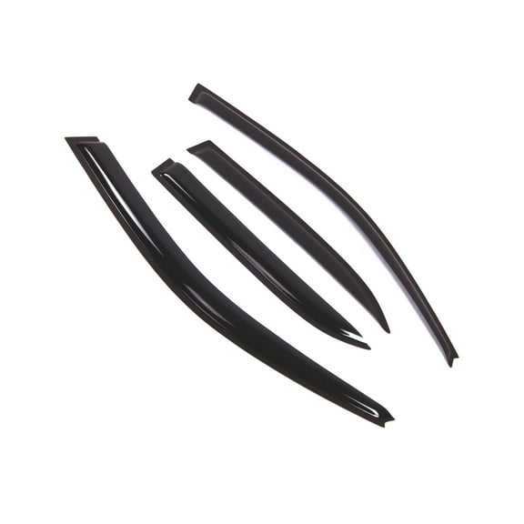 TuningPros Outside Mount Window Visor Deflector Smoke Tinted 4 Pcs Set For 1992-1996 Toyota Camry