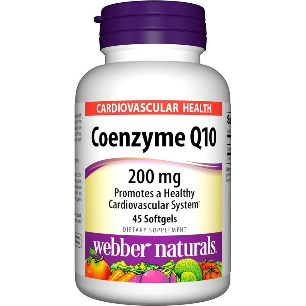 ber Naturals Coenzyme Q10 200 mg, 45 Ct