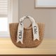 thumbnail image 4 of Bolso de paja Salvador para mujer con asa 36cmx8cmx22cm, 4 of 8