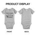 thumbnail image 3 of Dads Taken But My Uncle Is Cool And Single Funny Baby Bodysuit Newborn-24 Months, 3 of 5