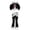 #25 Black, variant on Krdevn Girls Christmas Outfit 2 Piece Long Sleeve Crew Neck Sweatshirt and Flared Bell Bottom Pants Set Toddler Little Kids Holiday Casual Clothing