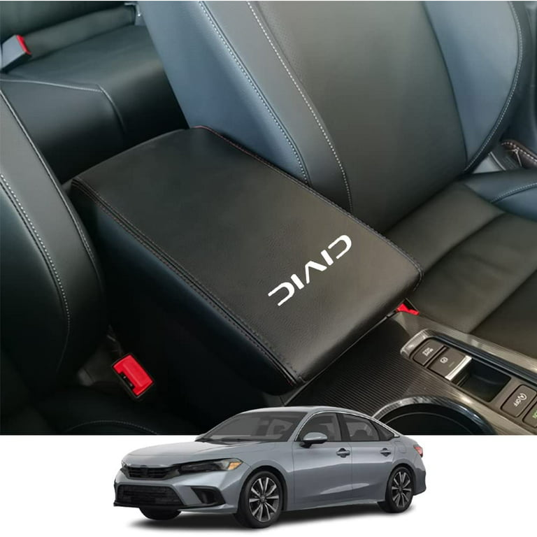 Premium PU Leather Red Seat Cushions For Honda Civic 11th Gen With