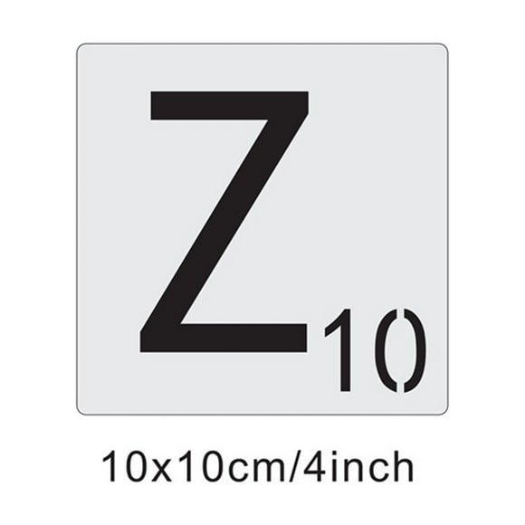 EGNMCR 24 PIECE DIY English Alphabet Template Spelling Drawing Template Drawing Learning Tool Text template