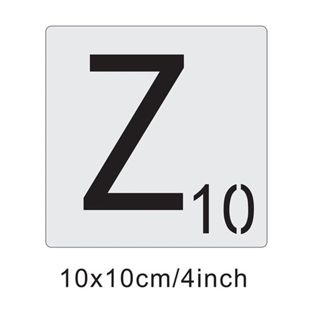 EGNMCR 24 PIECE DIY English Alphabet Template Spelling Drawing Template Drawing Learning Tool Text template