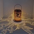 thumbnail image 5 of Lanterne Décorative en Cuivre avec Embossage Floral, 12.5 x 7.5 Pouces, 5 of 5