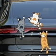 thumbnail image 6 of Cute Cats Cartoon Decal Car Stickers Reflective Sticker Cats Decorative Sticker Sticker for Car Electric Bicycle Scooter 3Pcs Holiday Savings Gifts, 6 of 6