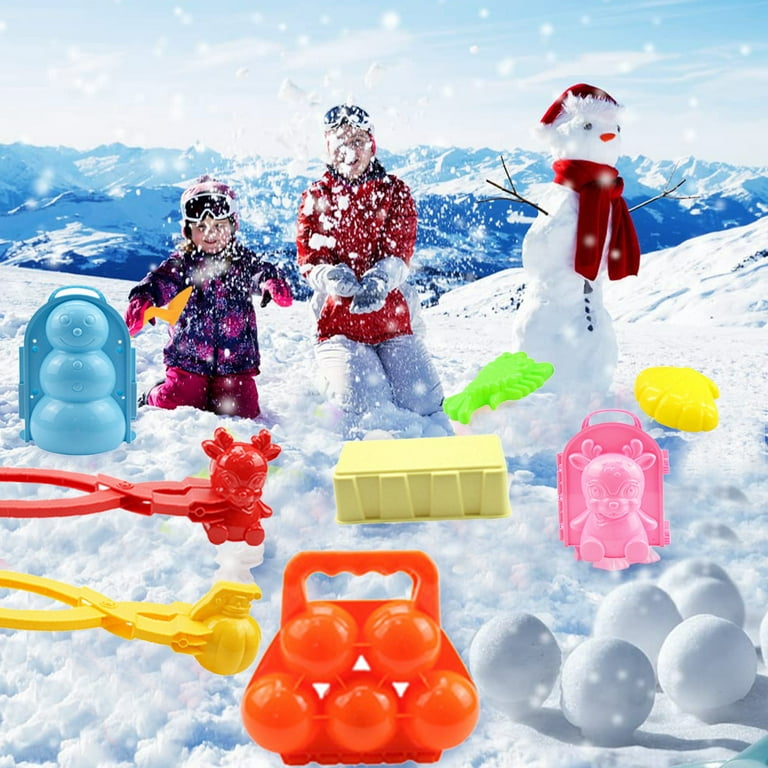 Tuscom Duck Snowball Maker Snow Toys for Kids Outdoor Snow Ball Fights Kids Winter Toys for Outdoor Games Snow Ball Clip Outdoor Toys for Family Games