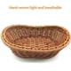 thumbnail image 3 of Cesta De Pan De Plástico De Tejido Largo, Cesta Para Servir Comida, Cesta Para Servir En Restaurante, Cestas De Exhibición Para Frutas Y Verduras Minnieouse HA035667-00, 3 of 6