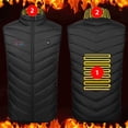 thumbnail image 1 of Boovnll Tank Tops Men, Unisex Zipper Single Control 2 Heating Cotton Jacket Heated Usb Charging Version, Mens Tank Top, Sleeveless Shirts for Men, Tank Tops, 1 of 6