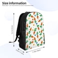 thumbnail image 4 of Haiem Cute Carrot Backpack - Stylish and Durable 15-inch Laptop Backpack with Waterproof Oxford Fabric, 4 of 8