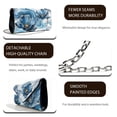 thumbnail image 5 of TSOVTHRID Blue Floral Marble Texture Clutch Purses for Women Formal Leather Evening Bag Handbags with Chain Elegant Crossbody Bag for Wedding Cocktail Prom Party, 5 of 7