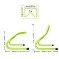 thumbnail image 4 of Naiovety Paquete de 6 vallas de velocidad, ayudas de entrenamiento ajustables plegables, vallas de plástico reutilizables para interiores y exteriores, Ropa Deportiva, Zapatos Naiovety OD022119-00, 4 of 6