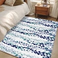 thumbnail image 4 of 3'x5' Rug for Living Room Bedroom, Blue Weeping Eucalyptus Washable Area Rugs Non-Slip Carpet Mats, Spring Summer Farmhouse Leaves Indoor Low Pile Area Rug Runner for Kitchen, Mudroom, 4 of 8