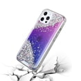 thumbnail image 2 of For iPhone 12, 12 Pro Case Epoxy Fuzed Glitter Design Hybrid Protective Cover, 2 of 4